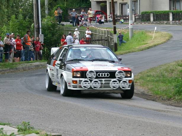 Rally Bohemia Historic show: 1.RZ Vinec - Skalsko