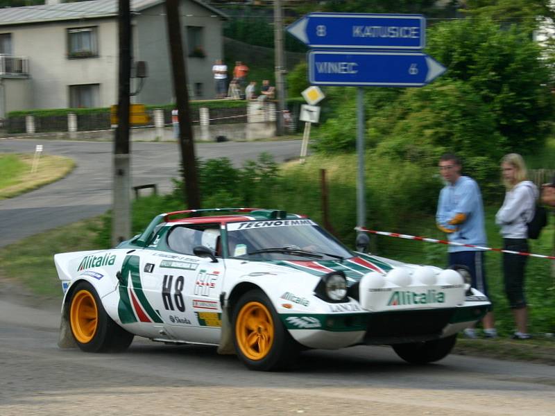 Rally Bohemia Historic show: 1.RZ Vinec - Skalsko