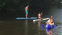 Loděnice na Krásné louce v Mladé Boleslavi půjčuje kanoe a paddleboardy.