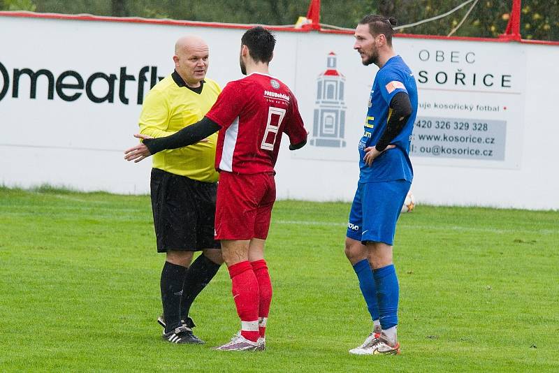 Okresní přebor: Sokol Kosořice - Sokol Řepov (2:3), hráno 1. října 2022.