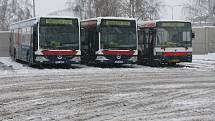 Jak zvládají zimu řidiči autobusů v Mladé Boleslavi? 