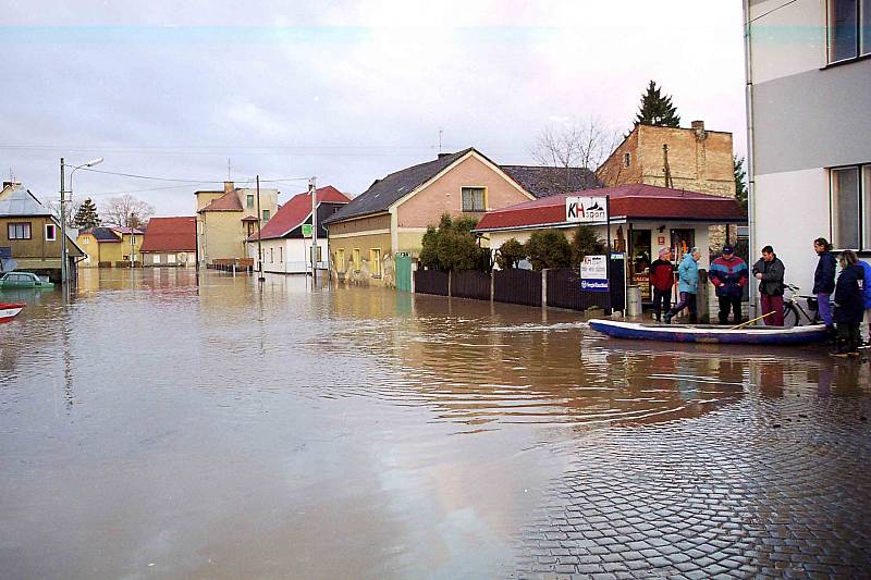 Povodně v Hradišti v roce 2002