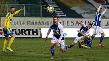 FORTUNA:LIGA - Teplice (ve žlutém) podlehly doma Boleslavi 0:2.