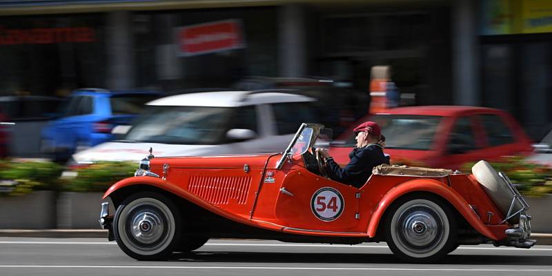 Oldtimer Bohemia Rally 2021 lákala fanoušky motorsportu