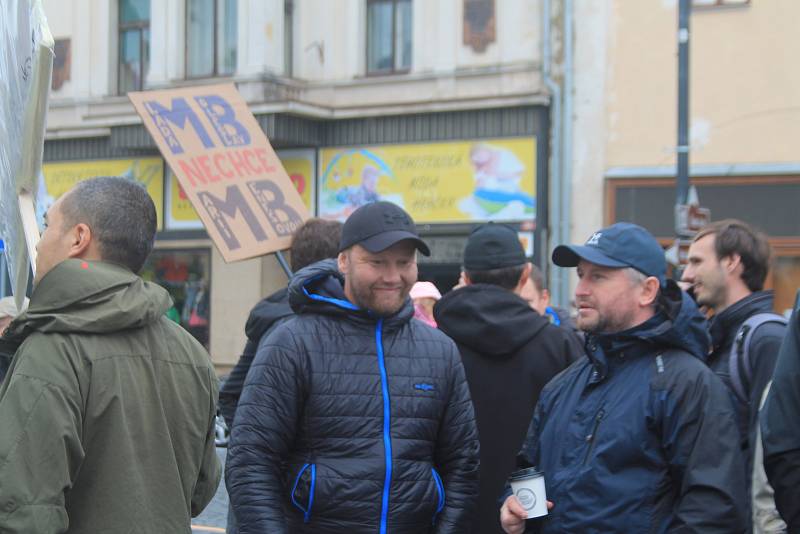 Boleslavané demonstrovali proti premiérovi Andreji Babišovi.