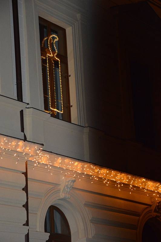 Z rozsvícení vánočního stromu v Mnichově Hradišti.