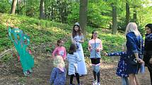 Odpolední akce Pohádkový les v sobotu 18. 5. v parku Štěpánka pobavil i poučil děti pestrou paletou aktivit.