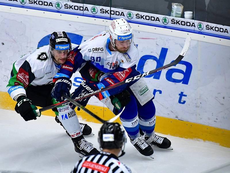 43. kolo hokejové Tipsport extraligy: BK Mladá Boleslav - HC Kometa Brno 1:2 pp.