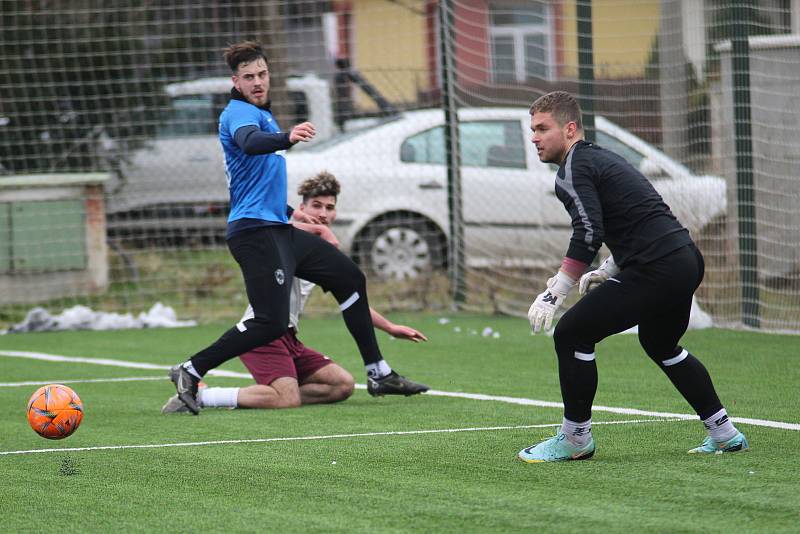 Zimní turnaj v Brandýse: SK Kosmonosy - FK Čáslav, hráno 28. ledna 2023.