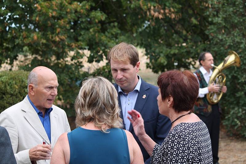 Na Olšině byla odhalena nová plastika Tomáše Garrigue Masaryka.