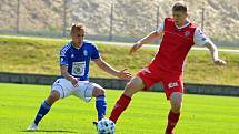 ČFL, 29. kolo: FK Mladá Boleslav B (v modrém) - FK Pardubice B (2:0)