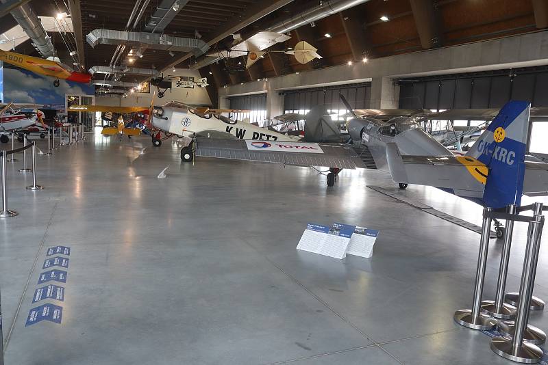 Letecké muzeum v Mladé Boleslavi během lockdownu.