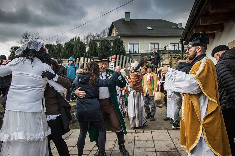 Masopust v Dolánkách u Turnova.