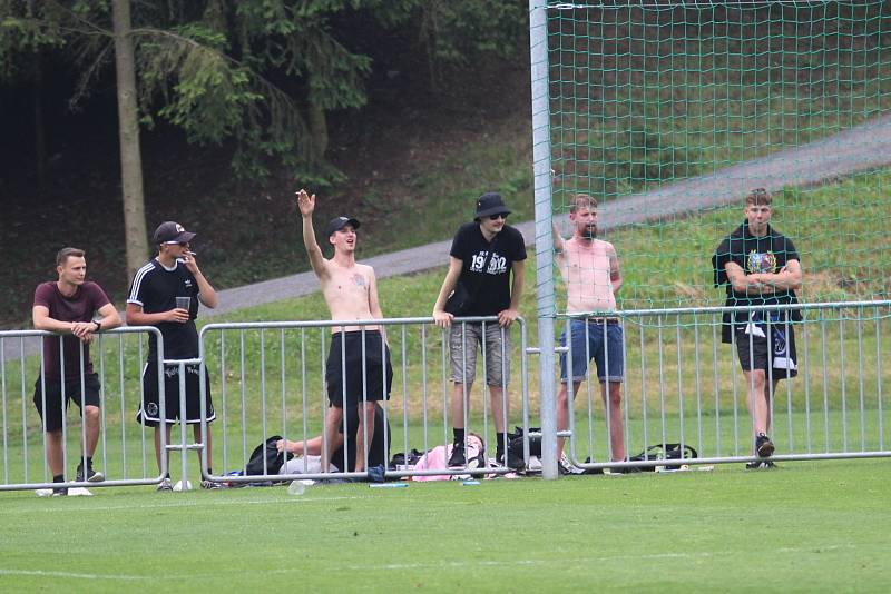 Turnaj v Benátkách, zápas o 3. místo: FK Mladá Boleslavi (v oranžovém) - 1. FK Příbram (7:0)