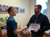 Deváťák Antonín Zemek uspěl na vědecké soutěži.