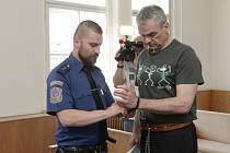 Vrchní soud v Praze projednával 16. dubna 2019 odvolání v případu Jaromíra Šmídka (vpravo), kterému v lednu Krajský soud v Plzni nepravomocně uložil trest 28 let vězení.
