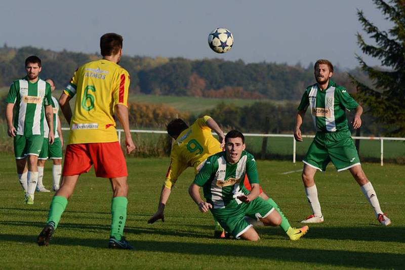 Fotbalová I. A třída: Pěčice - Rejšice.