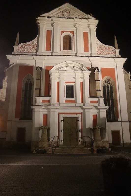 Noční Mladá Boleslav- Staré město.