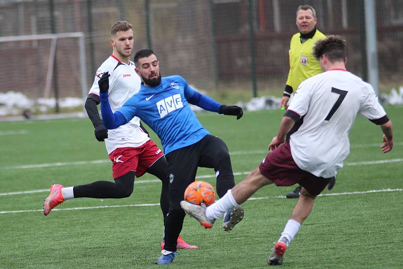 Zimní turnaj v Brandýse: SK Kosmonosy - FK Čáslav, hráno 28. ledna 2023.