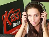 Olga Lounová na dni otevřených dveří rádia Kiss Delta.