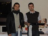 Jindřich Krausz (vpravo) a Tomáš Pospíšil – nejlepší hráči ve druhé kategorii.