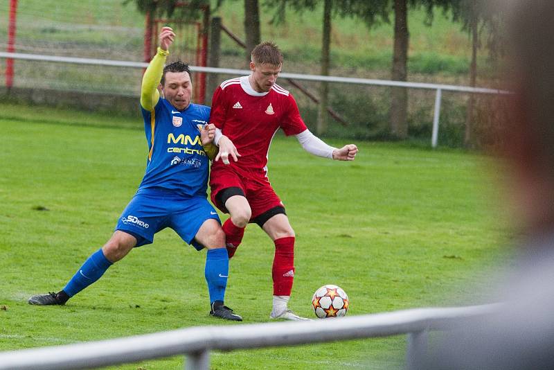 Okresní přebor: Sokol Kosořice - Sokol Řepov (2:3), hráno 1. října 2022.