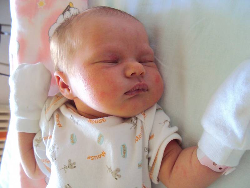 BELLA Průchová se narodila 11. června, vážila 3,25 kilogramů a měřila 49 centimetrů. S maminkou Denisou a tatínkem Markem bude bydlet v Obrubech.