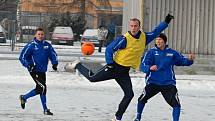 Úvodní trénink fotbalistů Boleslavi pod Karlem Stannerem