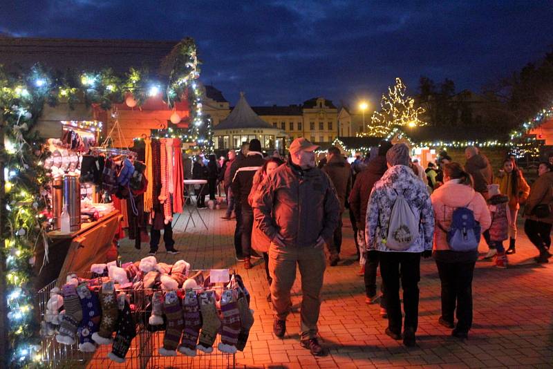 Novoroční trhy v parku Výstaviště.