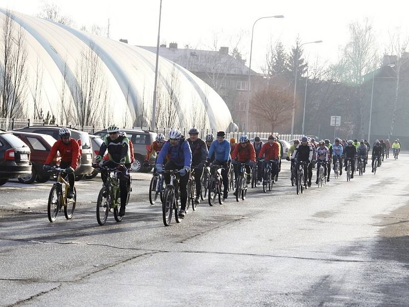 Novoroční cyklistická vyjížďka MB 2012