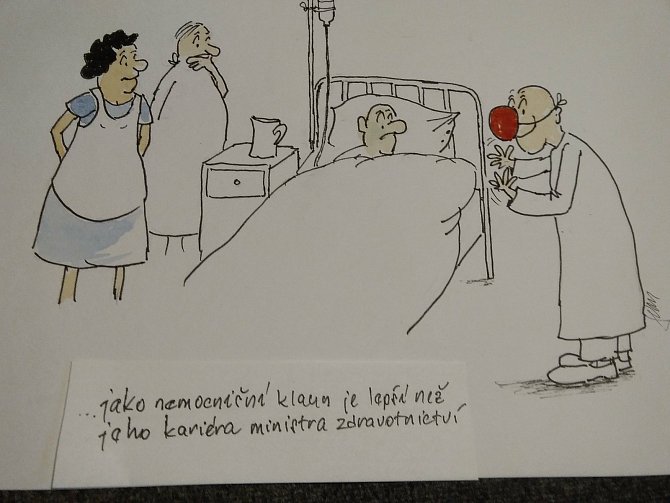 Kreslené vtipy Rudolfa Pejrila