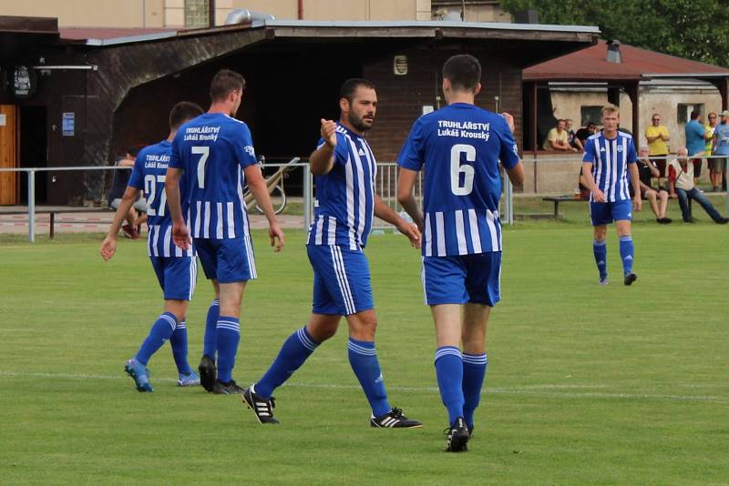 I. A třída - sk. B, 1. kolo: Sokol Luštěnice - Slovan Lysá n. L. (1:2). Hráno 13. srpna 2022