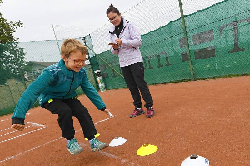 Ze sportovního víkendu pro děti v Kolomutech