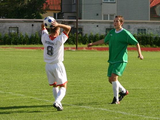 Ze zápasu IV. třídy Sporting Mladá Boleslav - Doubrava B