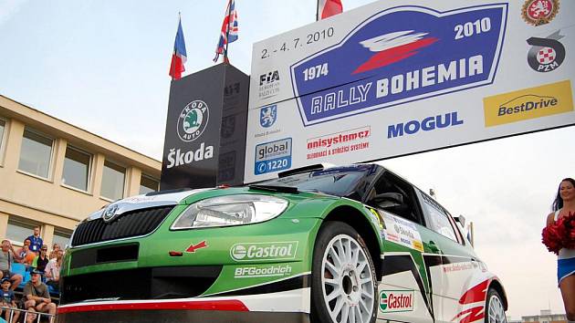 Čtvrteční start Rally Bohemia 2010