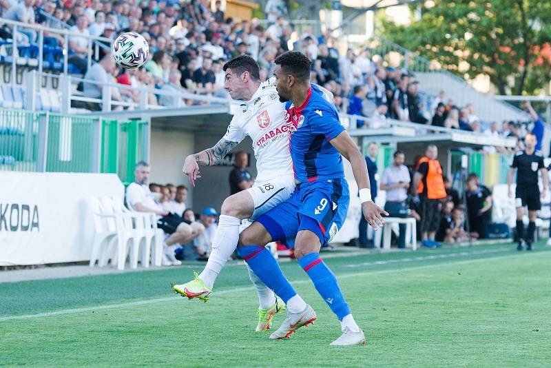 Fortuna liga - skupina o titul, 4. kolo: FC Hradec Králové - FC Viktoria Plzeň, hráno v Mladé Boleslavi