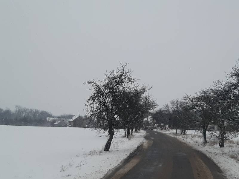 Boleslavsko opět zasypal sníh.