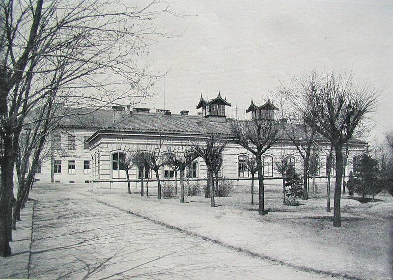 Pavilon infekčních nemocí ve stavu z roku 1912