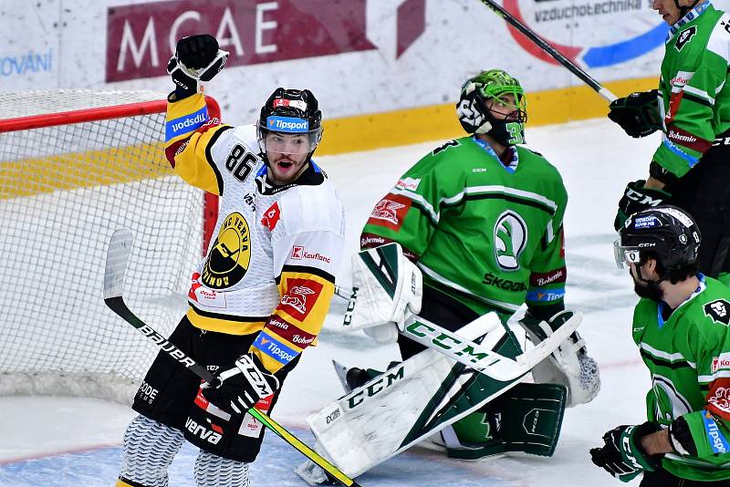 Zápas 36. kola hokejové extraligy: BK Mladá Boleslav - HC VERVA Litvínov 2:3.