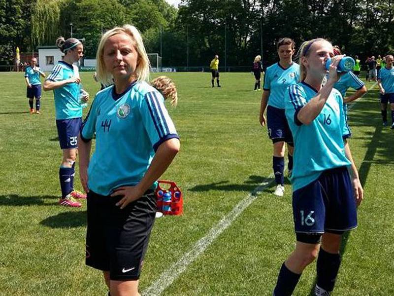 ČFL žen: Zlíchov - Sporting Mladá Boleslav.