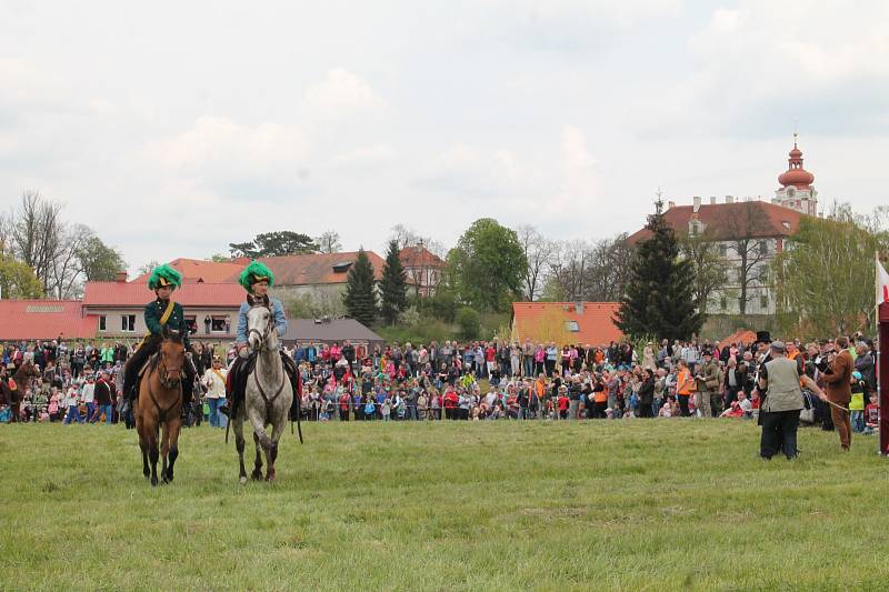 Připomínka 150. výročí bitvy u Mnichova Hradiště.