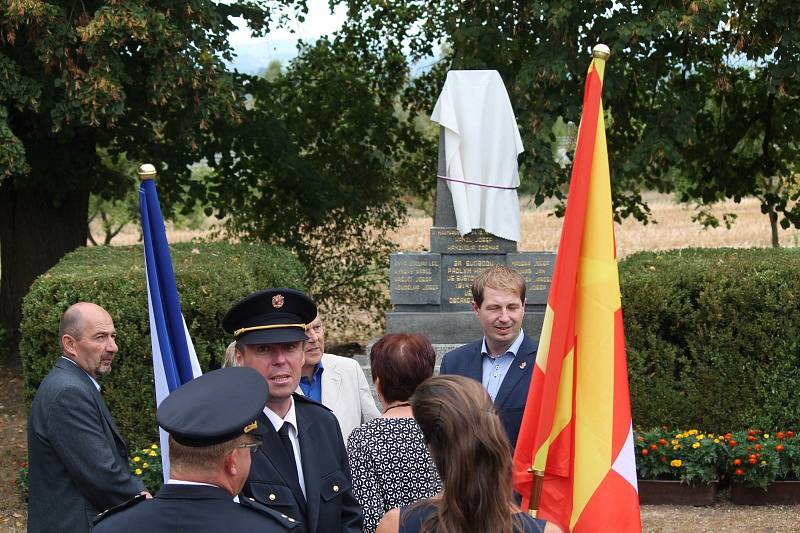 Na Olšině byla odhalena nová plastika Tomáše Garrigue Masaryka.