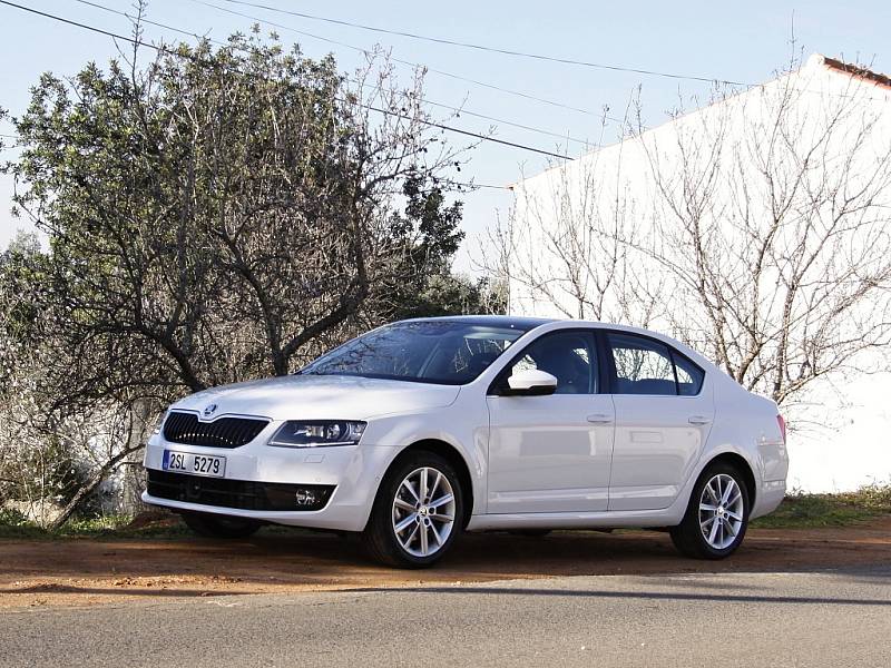 Škoda Octavia III zkušební jízdy Faro, Portugalsko