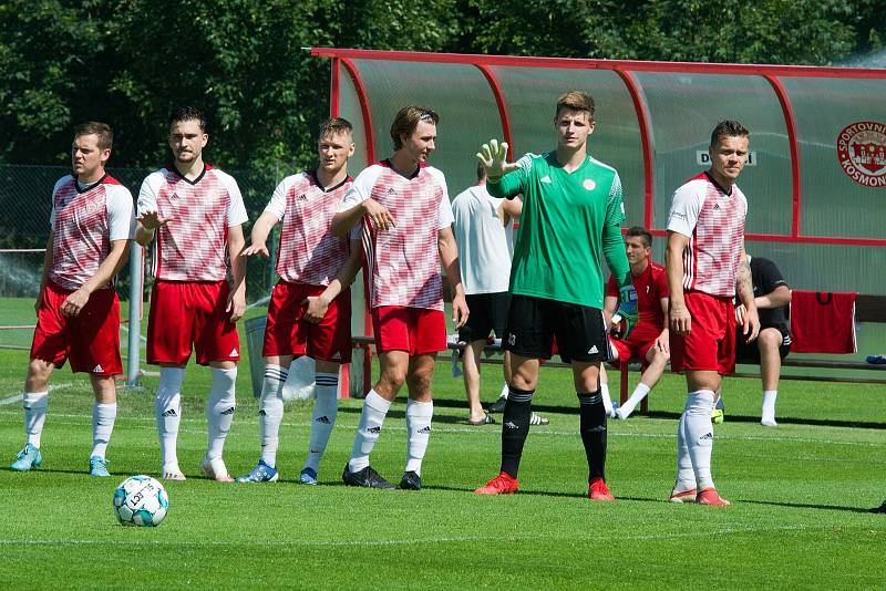 Divize C, 30. kolo: SK Kosmonosy - FK Čáslav (4:4)