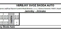 Veřejná doprava - Jemníky