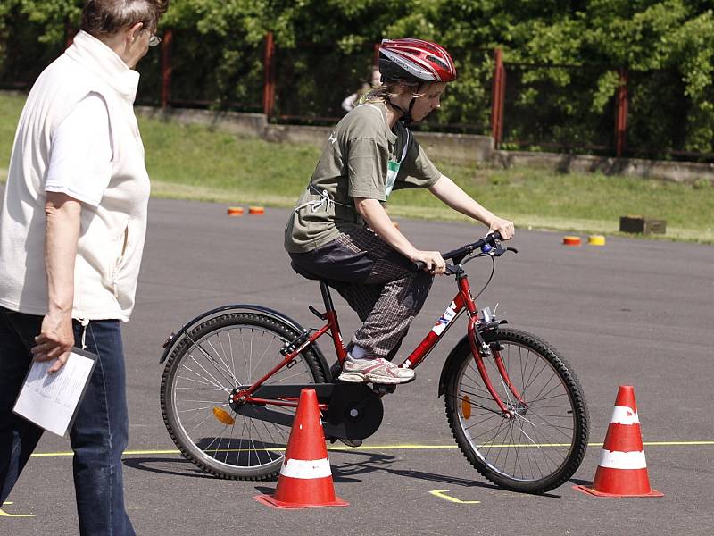 Okresní kolo soutěže mladých cyklistů 2013