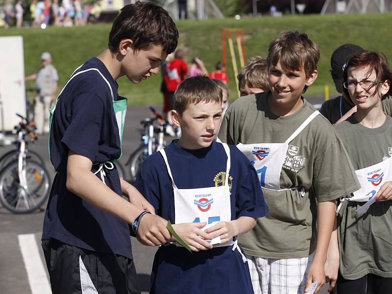 Okresní kolo soutěže mladých cyklistů 2013