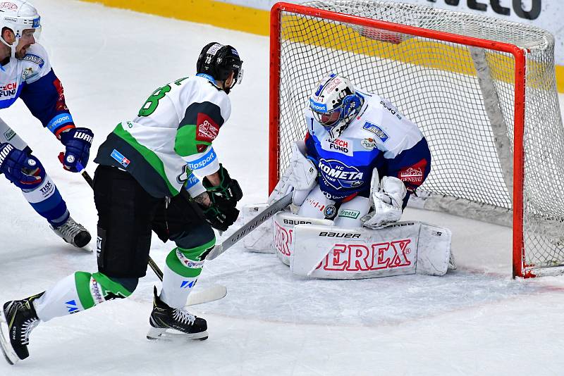 43. kolo hokejové Tipsport extraligy: BK Mladá Boleslav - HC Kometa Brno 1:2 pp.