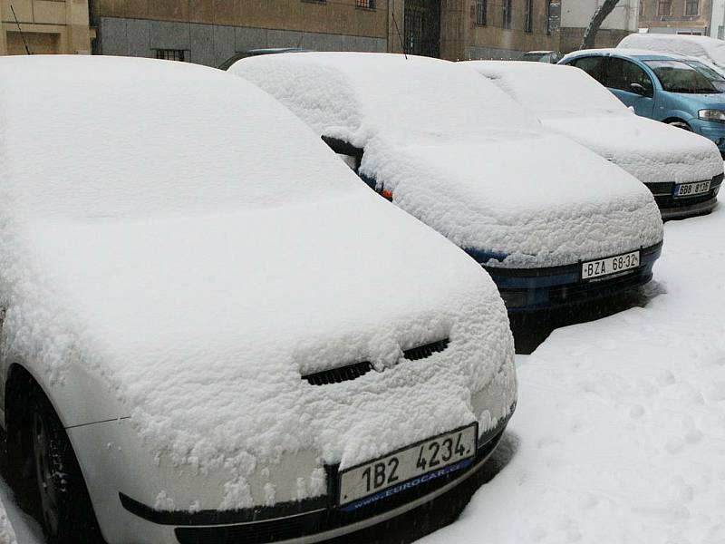 Policisté řidičům doporučují, aby si před jízdou odstranili sněhovou vrstvu či námrazu z celého povrchu vozidla.