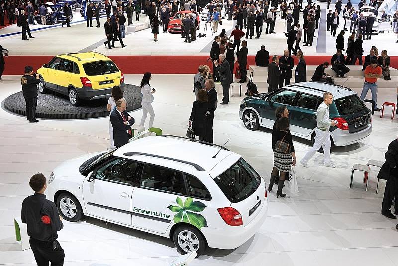 Vedení Škody Auto představilo nový vůz Škoda Yeti na autosalonu v Ženevě.